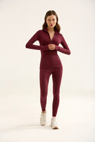 Birdiejay-Birdiesmooth Main Character Pilates Jacket Bordo Pi̇lates Ceketi̇-Ceketler-6-Milagron.com