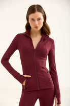 Birdiejay-Birdiesmooth Main Character Pilates Jacket Bordo Pi̇lates Ceketi̇-Ceketler-8-Milagron.com