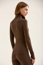 Birdiejay-Birdiesmooth Main Character Pilates Jacket Kahverengi̇ Pi̇lates Ceketi̇-Ceketler-3-Milagron.com