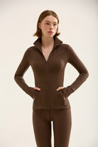 Birdiejay-Birdiesmooth Main Character Pilates Jacket Kahverengi̇ Pi̇lates Ceketi̇-Ceketler-5-Milagron.com