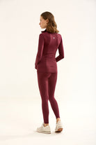 Birdiejay-Birdiesmooth Statement Half Zip Bordo Yarim Fermuarli üst-8-Milagron.com