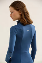 Birdiejay-Birdiesmooth Statement Half Zip Gece Mavi̇si̇ Yarim Fermuarli üst-Half Zip Üstler-3-Milagron.com