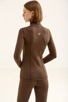 Birdiejay-Birdiesmooth Statement Half Zip Kahverengi̇ Yarim Fermuarli üst-3-Milagron.com