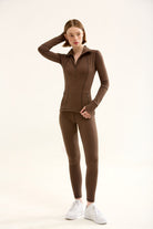 Birdiejay-Birdiesmooth Statement Half Zip Kahverengi̇ Yarim Fermuarli üst-6-Milagron.com