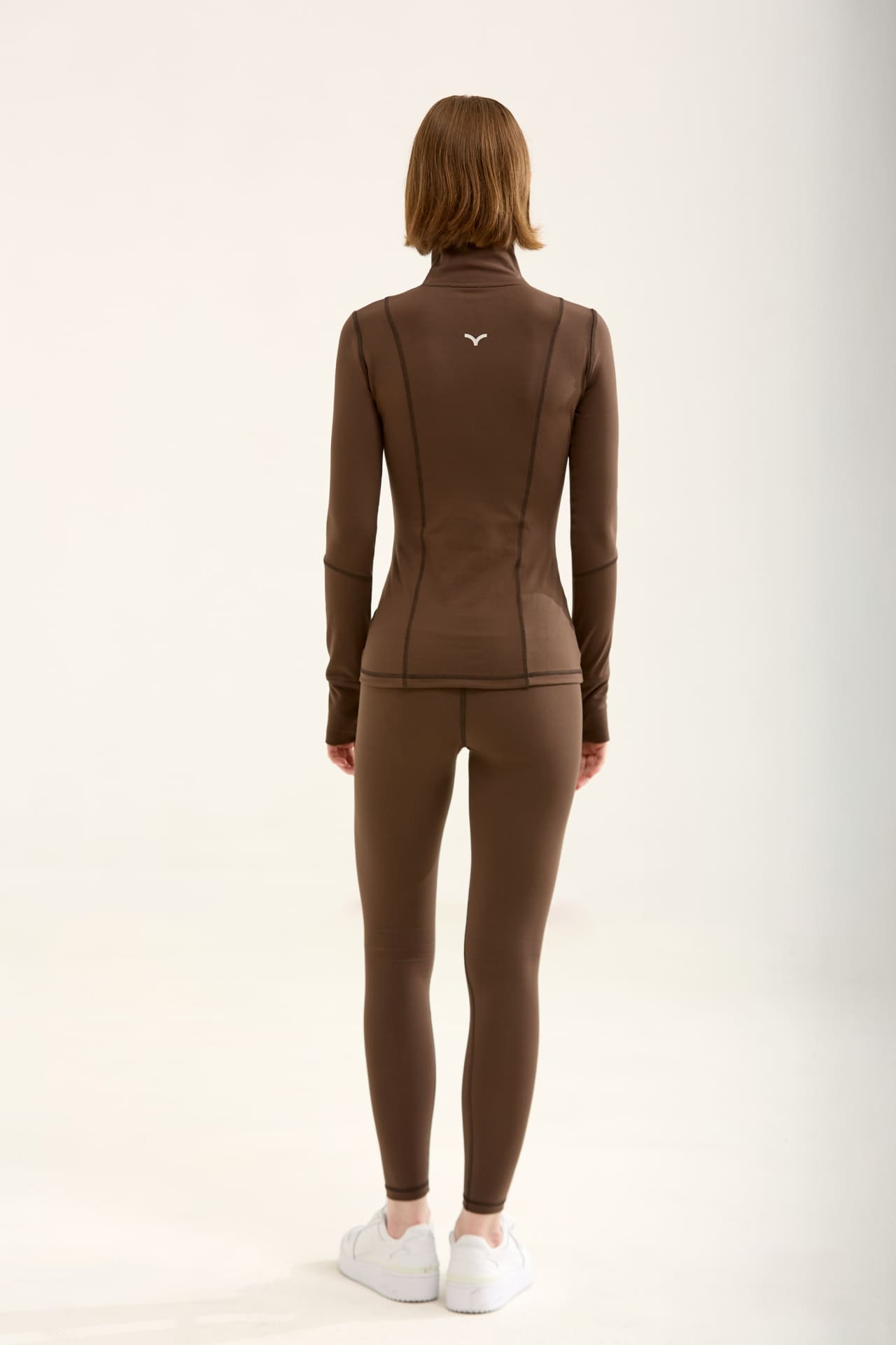 Birdiejay-Birdiesmooth Statement Half Zip Kahverengi̇ Yarim Fermuarli üst-8-Milagron.com