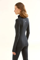 Birdiejay-Birdiesmooth Statement Half Zip Si̇yah Yarim Fermuarli üst-Half Zip Üstler-6-Milagron.com