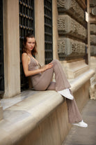 Birdiejay-Birdiesmooth Yoga Pants For Life Kum Rengi̇ İspanyol Paça Yoga Ve Spor Tayti-1-Milagron.com