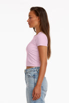 Birdiejay-Birdiesmooth Your New Go To Baby Tee Bebek Pembesi̇ Kisa Kollu T Shirt-T-Shirt-3-Milagron.com