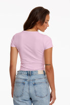 Birdiejay-Birdiesmooth Your New Go To Baby Tee Bebek Pembesi̇ Kisa Kollu T Shirt-T-Shirt-6-Milagron.com