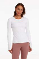 Birdiejay-Birdiesmooth Your New Go To Beyaz Uzun Kollu T Shirt-T-Shirts-4-Milagron.com