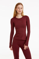 Birdiejay-Birdiesmooth Your New Go To Bordo Uzun Kollu T Shirt-T-Shirts-1-Milagron.com