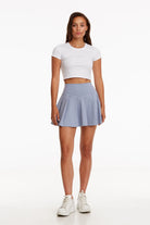 Birdiejay-Birdiesmooth Your New Go To Cropped Baby Tee Beyaz Kısa Kollu Crop T Shirt-T-Shirts-4-Milagron.com