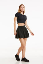 Birdiejay-Birdiesmooth Your New Go To Cropped Baby Tee Si̇yah Kısa Kollu Crop T Shirt-T-Shirts-8-Milagron.com