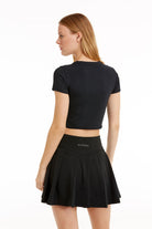 Birdiejay-Birdiesmooth Your New Go To Cropped Baby Tee Si̇yah Kısa Kollu Crop T Shirt-T-Shirts-9-Milagron.com