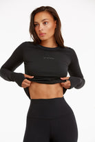 Birdiejay-Birdiesmooth Your New Go To Si̇yah Uzun Kollu T Shirt-T-Shirts-10-Milagron.com