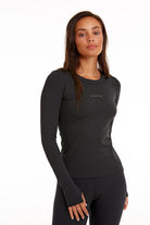 Birdiejay-Birdiesmooth Your New Go To Si̇yah Uzun Kollu T Shirt-T-Shirts-6-Milagron.com