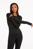 Birdiejay-Birdiesmooth Your New Go To Si̇yah Uzun Kollu T Shirt-T-Shirts-7-Milagron.com