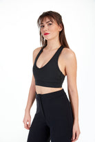 Birdiejay-Elevate Bra Mat Si̇yah Sporcu Ve Yoga Sütyeni̇-Spor Sütyeni-4-Milagron.com