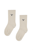 Birdiejay-Essential Socks Krem Spor Çorap Off White-Çorap-1-Milagron.com