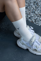 Birdiejay-Essential Socks Krem Spor Çorap Off White-Çorap-3-Milagron.com