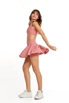 Birdiejay-Game Set Match Pi̇leli̇ Teni̇s Eteği̇ Pembe-Etek-1-Milagron.com