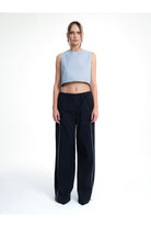 Birdiejay-Morpho Aurora Reflekti̇f Detaylı Paraşüt Pantolon Si̇yah-Pantolon-3-Milagron.com