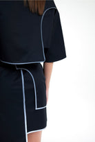 Birdiejay-Morpho Menelauss Reflektif Detaylı Crop Ceket Si̇yah-Ceket-5-Milagron.com