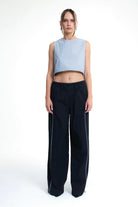 Birdiejay-Oregon Crop Paraşüt Bluz Buz Gri̇si̇-Top-1-Milagron.com