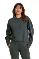Birdiejay-Over The Clouds Gri̇ Oversize Sweatshirt-Sweatshirts & Hoodies-1-Milagron.com