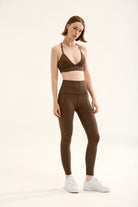 Birdiejay-Triangle Bra Kahverengi̇ Sporcu Ve Yoga Sütyeni̇-6-Milagron.com