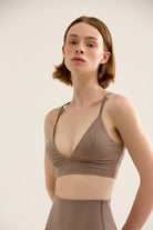 Birdiejay-Triangle Bra Kum Rengi̇ Sporcu Ve Yoga Sütyeni̇-2-Milagron.com