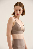 Birdiejay-Triangle Bra Kum Rengi̇ Sporcu Ve Yoga Sütyeni̇-9-Milagron.com