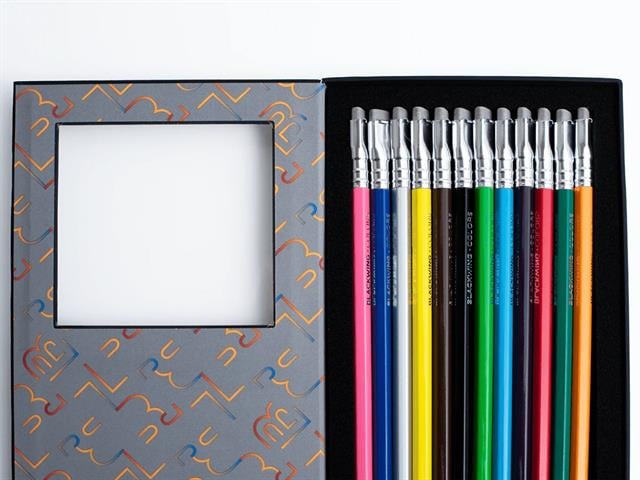 Blackwing-Palomino Blackwing New Collection Colors Silgili Ahşap Gövdeli 12'li Kalem Seti-Ahşap Kurşun Kalem-7-Milagron.com
