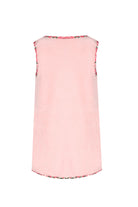 Bleu Lapin-Pink Flora Havlu Elbise-Çocuk Elbise & Tulum-1-Milagron.com