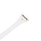Alpine Double Tour Ivory White Hakiki Deri Apple Watch Kordonu - 44/45/46/49Mm