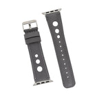 Alpine Stone Gray Hakiki Deri Apple Watch Kordonu - 44/45/46/49Mm