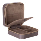 Bloominbag-Amanda Mushroom Taupe Grande – Gerçek Deri Takı & Mücevher Kutusu-Takı Çantası-3-Milagron.com