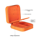 Bloominbag-Amanda Sunset Amber Grande Hakiki Deri Takı Ve Mücevher Kutusu-4-Milagron.com