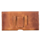 Arc Clip Heritage Tan Leather 6.9" Phone Case