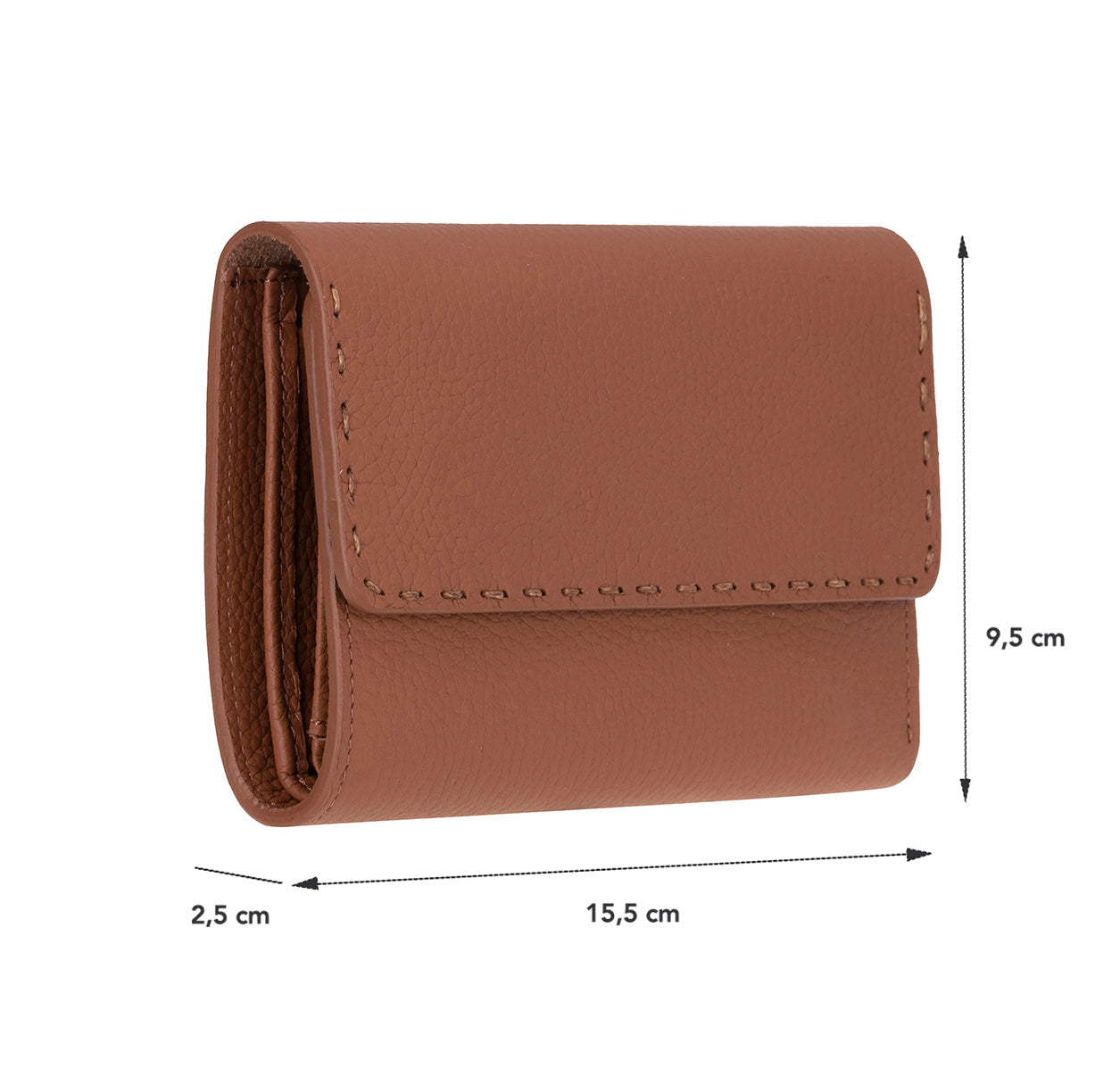 Arc Wallet Heritage Tan Hakiki Deri Kartlıklı Manyetik Cüzdan