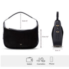 Bloominbag-Arden Noir Süet & Hakiki Deri Kadın Omuz çantası – Premium Kadın Tote Bag-3-Milagron.com