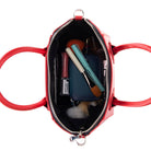 Bloominbag-Aria Crimson Rouge Small Hakiki Deri Kadın El & Omuz çantası-4-Milagron.com