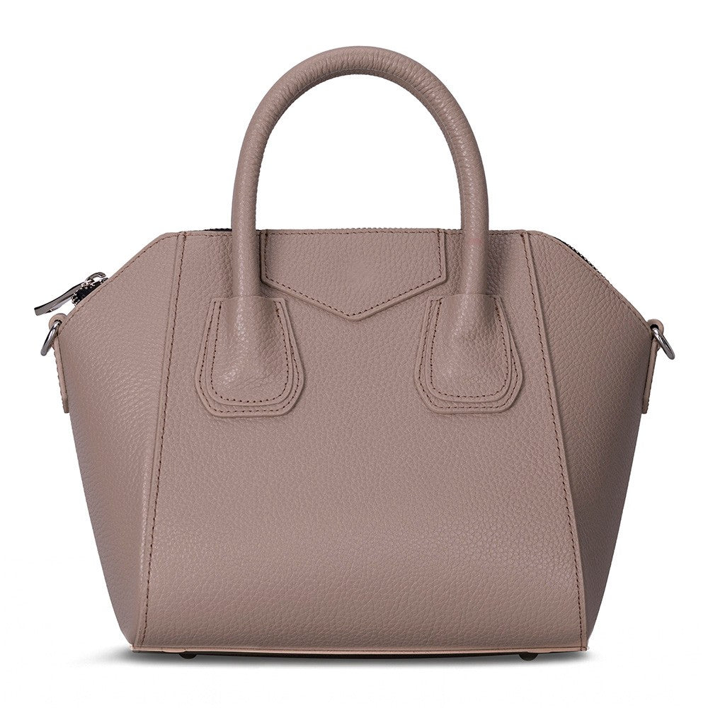 Bloominbag-Aria Mink Taupe Small Hakiki Deri Kadın El & Omuz çantası-1-Milagron.com