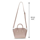Bloominbag-Aria Mink Taupe Small Hakiki Deri Kadın El & Omuz çantası-5-Milagron.com