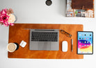 Atelier 91 Dark Mocha Leather Desk Mat Large