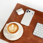 Atelier 91 Golden Tan Leather Desk Mat - Medium
