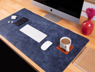 Atelier 91 Midnight Marine Leather Desk Mat - Large