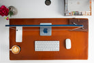 Atelier 91 Sandy Tan Leather Desk Mat - Large