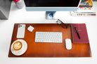 Atelier 91 Sandy Tan Leather Desk Mat - Medium