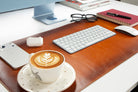 Atelier 91 Sandy Tan Leather Desk Mat - Medium